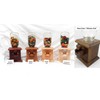 Handcrafted Wooden Candy Dispenser - Great for M&M® Peanut Snack