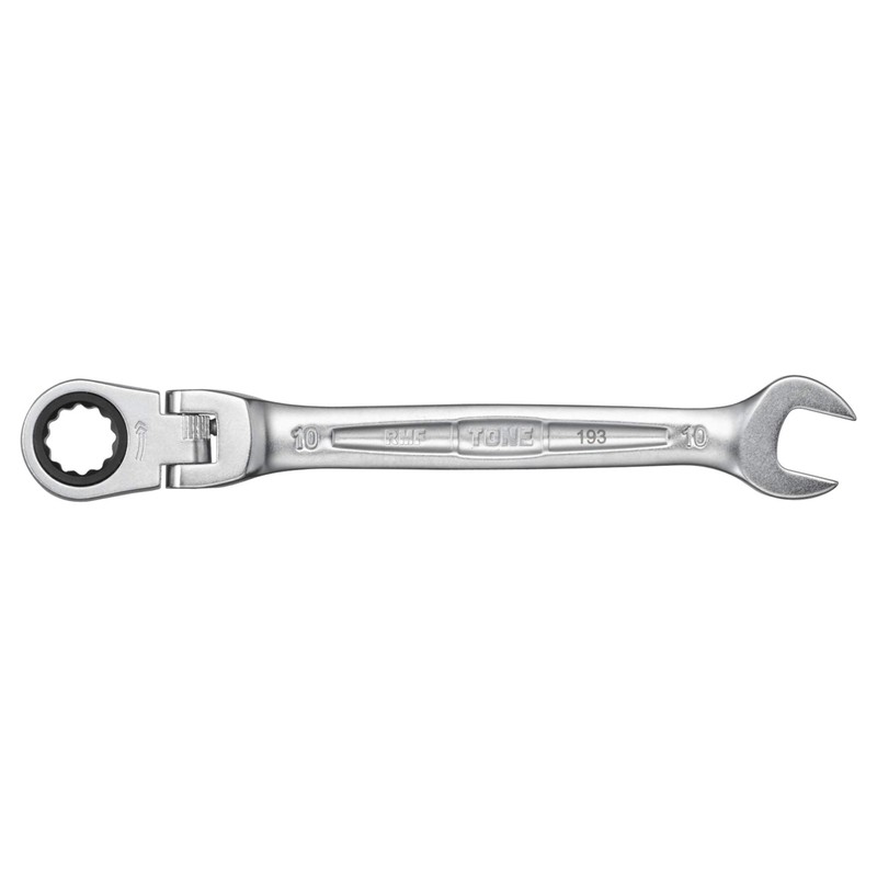 TONE HPRMF-10 Oscillating Ratchet Offset Wrench, Double Side Width 0.39