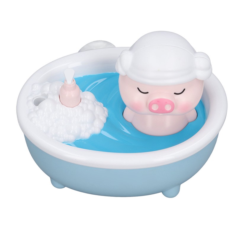 Electric Baby Bath Toy Piggy Shaped Water Spraying Head Endless