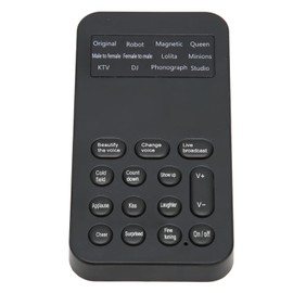 LEEZAD Handheld Voice Changer, 8 Sound Effects Multifunctional Effects Machine Voice Disguise for Mobilephone Computer Tablet Game Console Switch