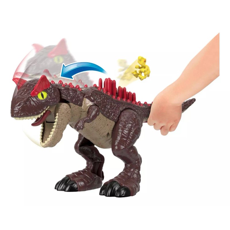 Imaginext Jurassic World Dinosaurio Carnotaurus Modo Defensa