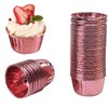 CTForest Pack of 50 aluminium foil cupcakes, paper muffin cases,