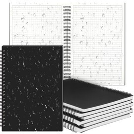 Saypacck 6 Pack Waterproof A5 Graph Paper Spiral Notebook 6"x8" All Weather Notepad Grid Notebook Weatherproof Notepad Tactical Steno Pads Memo Journal for Note Writing Outdoor Activity Recording