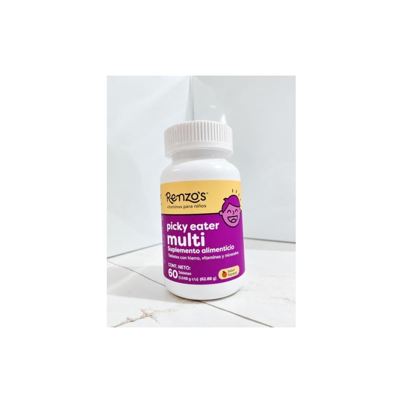 Renzos Picky Eater KIT 2 Multivitaminico para Nios 18 Vitaminas