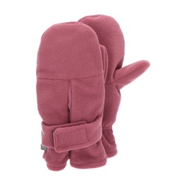 Sterntaler Baby Unisex Children's Mittens Winter Baby Mittens - Made of Microfleece with Velcro Fastening - Blackberry, 2, pink