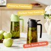 CXINYI 2-in-1 Olive Oil Dispenser and Sprayer - Black &