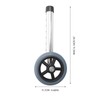 Healvian 2pcs Adjustable Walker Replacement Wheels Lightweight Aluminum Caster for