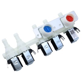 WH23X29553 0024000126GA Washer Water Inlet Valve for GE GFW650 GFW850 PFW950 Series - Replaces GE WH23X29553 & PS12743643, Fits GFW650SPN0SN GFW650SSN0WW GFW850SPN0RS GFW850SSN0WW PFW950SPT0DS