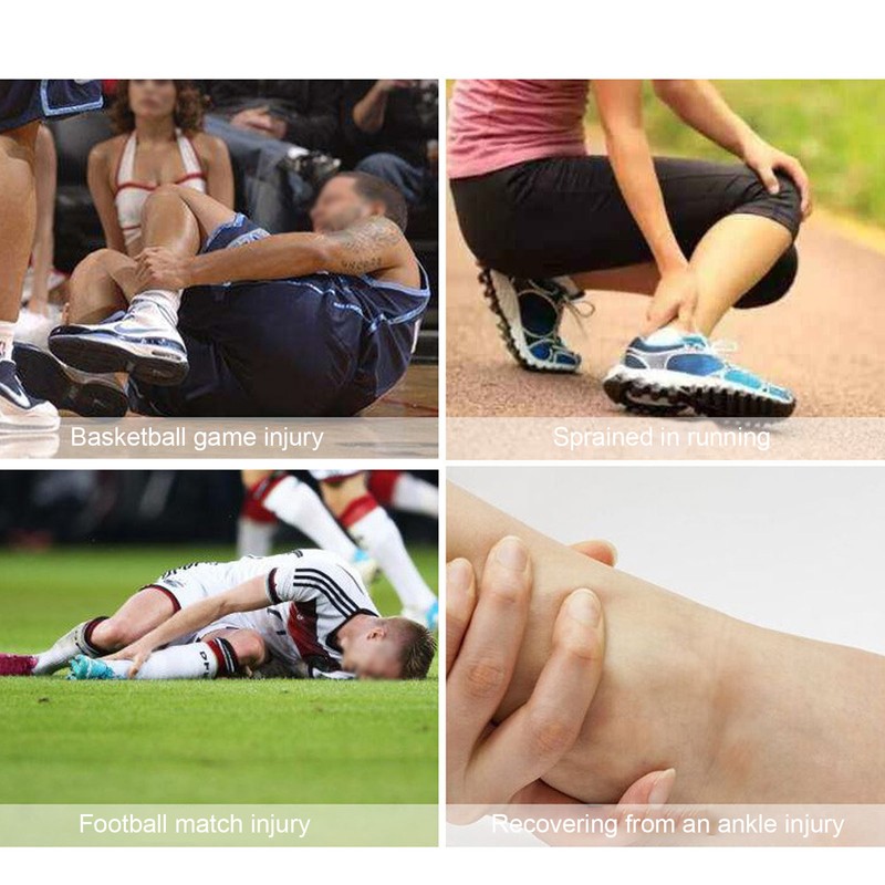 Ankle Brace Breathable Adjustable Compression Ankle Support Wrap for Injury