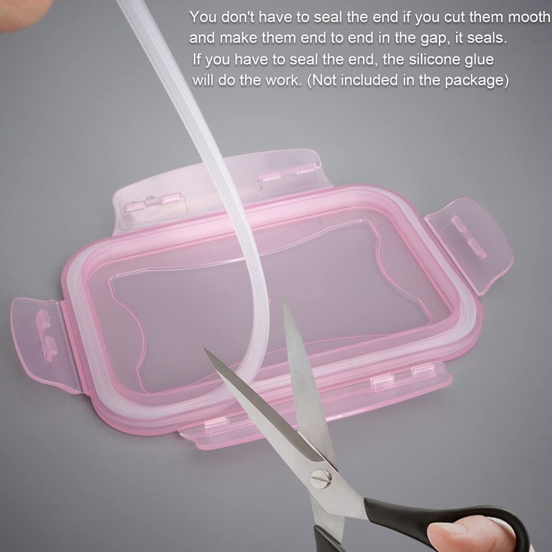 Business King Gaskets Replacement for Glass Meal Prep Containers Universal