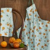 Coucke Clementines Printed Cotton Tea Towel 50 x 75 cm