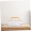 Cabilock Shot Glass Display Box Dustproof Glassware Storage Case with
