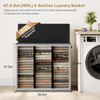 SOLEDI 180L Laundry Hamper 3 Section, Extra Large Laundry Hamper