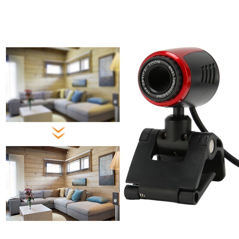 USB2.0 with MIC HD Webcam Web Camera Cam 360 Degree