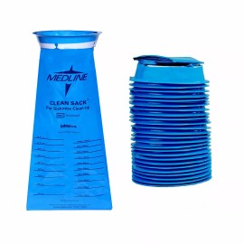 Medline *24-Pack* Medline Clean Sack Emesis Bags For Sickness Cleanup Blue NON80328