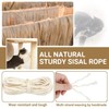 Parain Sisal Rope for Scratching Post, Cat Tree, Natural Sisal