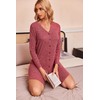 Ekouaer Nightshirts for Women Long Sleeve Pajamas Dress Button Nursing