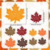 HOWAF 5 Pack Autumn Leaf Table Placemats and Coasters, Thanksgiving