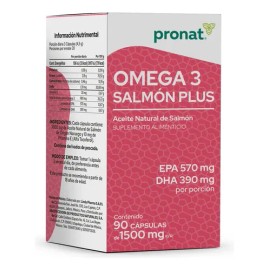 Omega 3 Cápsulas Pronat Ultra Salmón Plus 90 Unidades EPA DHA