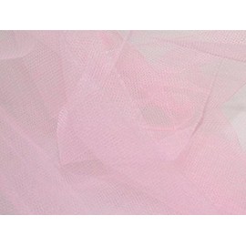 1/2m | Baby Pink Stiff Net Ultra Tutu Light Pink Tulle Fabric Mesh Material Wedding Veil Bridal Dress Material Sold by 1 Metre Unit