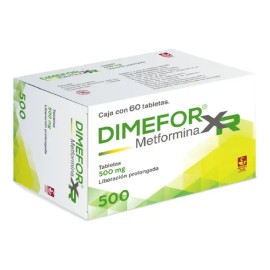 Dimefor Xr Tableta De Liberación Prolongada 500 Mg, 60 Tabletas