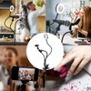 USB LED Ring Fill Light Lamp with Phone Holder Microphone