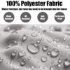 Outdoor Daybed Cushion Cover 66’’ with 3 Pillow Cases (Gray)
