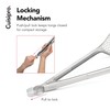 Cuisipro Stainless Steel Wide Grill/Fry Tongs, 12-Inch