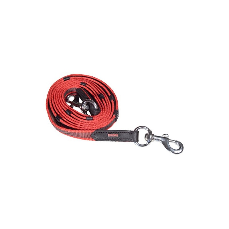 Karlslund Supergrip Rubber Reins – Red Chrome