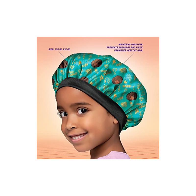 Camryn's BFF Karma's World Teal Karma Quotes Satin Bonnet