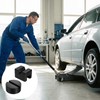 8 Pcs Jack Stand Pads, Black Rubber Cars Jack Stand