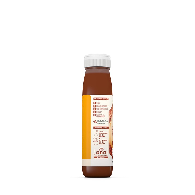Garnier Fructis Hair Food Champú Macadamia Alisadora - 350 ml