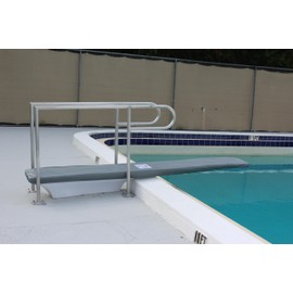 Outdoor Solutions Inc. Durable Pool Diving Board Cover Weather Resistant Protective Cover for Diving Boards, UV & Waterproof, Elastic Band and Grommets (6 Ft), Outdoor Pool Equipment Protection