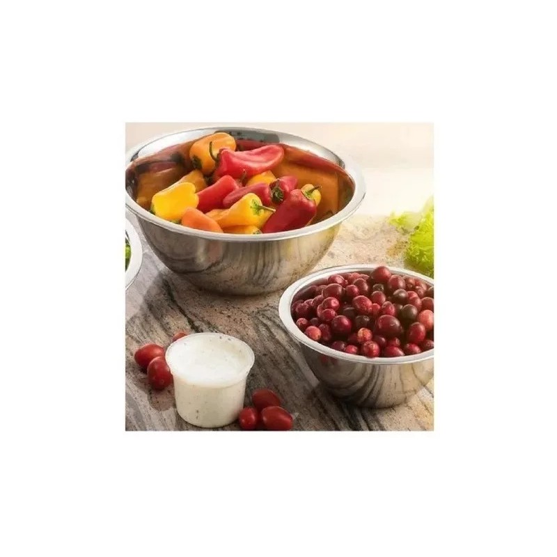 Vencort Tazon Bowl Acero Inoxidable Para Cocina Grueso Batir Vencort
