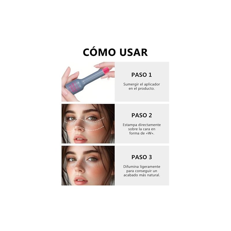 Erinde Sello de pecas, Maquillaje de Pecas Resistente al Agua,