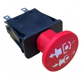 01545600 00522100 PTO Switch 5 Terminals 430-401 10 AMP for Arens Graely ProMster ztx 260z 34z Zoom 2148XL ZTR 2050 34 Zero 1844 2148 Ikon-XD Deta Series 6201 Red