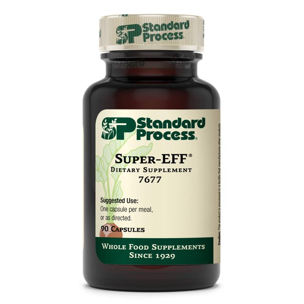 Standard Process Super-EFF - Whole Food Energy with Flaxseed Oil and Spanish Moss - 90 Capsules