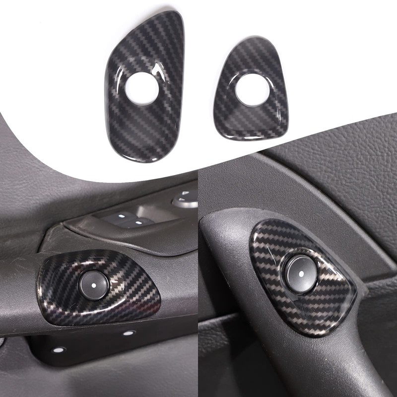 Lcojicep Car Switch Button Trim Compatible with Corvette C6 Z06