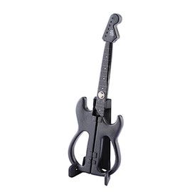 Nikken Cutlery Guitar Scissor SekiSound Black with a stand (Gift Box Included) Hobby Tool SS-20B