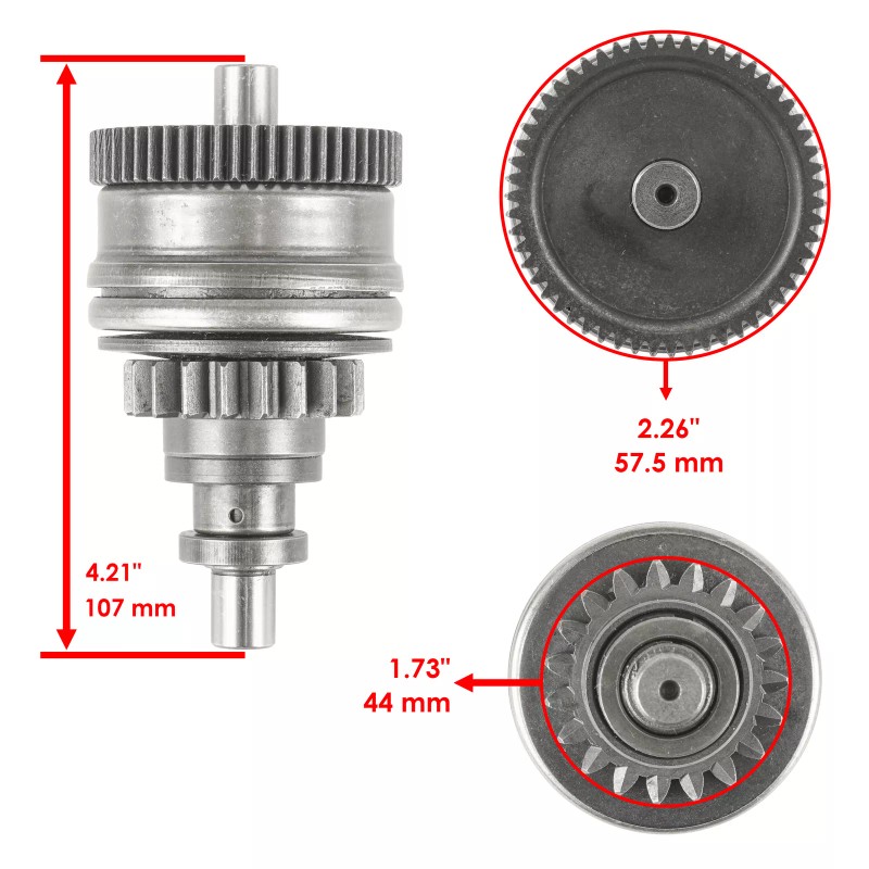 Caltric Starter & Drive for Kawasaki 650 Ts X2 Sx