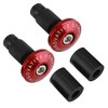 Aramox Motorcycle Handlebar Plug, 22mm 7/8inch Handlebar End Slider Plug