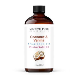 MAJESTIC PURE, Coconut & Vanilla Fragrance Oil | 2 fl oz
