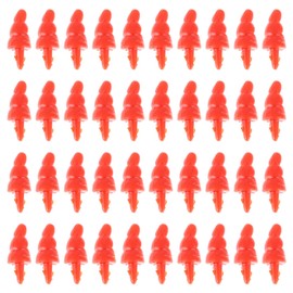 Ipetboom 100Pcs Snowman Nose for Crafts, Mini Carrots Snowmen Nose DIY Carrot Decor Snowman Nose Snowman Craft Safety for Christmas Crafts, 1.6x0.9cm