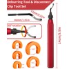 Vorhixa 12 Pcs 1/4-1 Inch Depth Gauge and Pipe Deburring