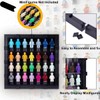 JOYMOMO Minifigure Display Case Collectible Shadow Box Buildable Wall for