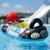 浮き輪 ベビー 子供用 幼児 ベビーウキワ フロート座付き足入れ型 車のデザイン ハンドル付き 可愛い キッズ浮輪