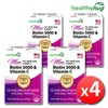 High-Concentration Max Biotin 5000 Vitamin C Brewer's Yeast 4 Bottles