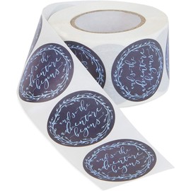 and So The Adventure Begins Stickers Roll (1.5 Inches, 500 Pack)