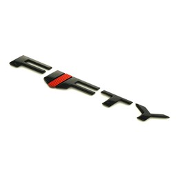 2Pcs Fifty Fender Emblems Car Badge Nameplate Replacement for 2017-2018 Camaro 6th Gen GM 84336885 (Black)