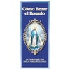 Catholic Prayer Cards Como Rezar El Rosario Catolico - How
